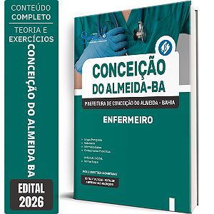 Apostila Prefeitura de Conceição do Almeida BA 2026 - Enfermeiro
