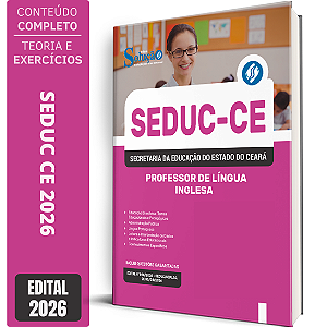 Apostila SEDUC CE 2026 - Professor de Língua Inglesa