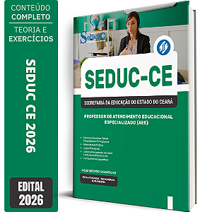 Apostila SEDUC CE 2026 - Professor de Atendimento Educacional Especializado (AEE)