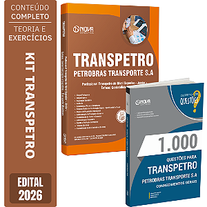 Kit Apostila Transpetro 2026 - Contabilidade (Nível Superior) + Livro 1000 Questões - Conhecimentos Gerais