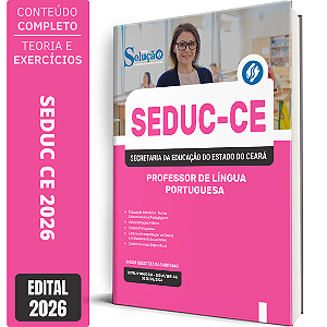 Apostila SEDUC CE 2026 - Professor de Língua Portuguesa