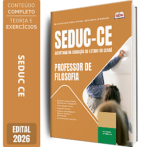 Apostila SEDUC CE 2026 - Professor de Filosofia