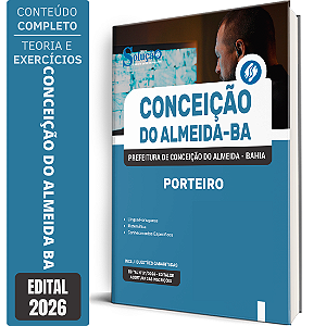 Apostila Prefeitura de Conceição do Almeida BA 2026 - Porteiro