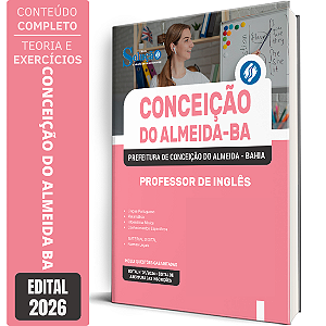 Apostila Prefeitura de Conceição do Almeida BA 2026 - Professor de Inglês