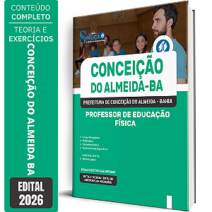 Apostila Prefeitura de Conceição do Almeida BA 2026 - Professor de Educação Física