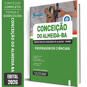 Apostila Prefeitura de Conceição do Almeida BA 2026 - Professor de Ciências