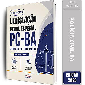 Apostila Leis e Questões PC BA - Legislação Penal Especial