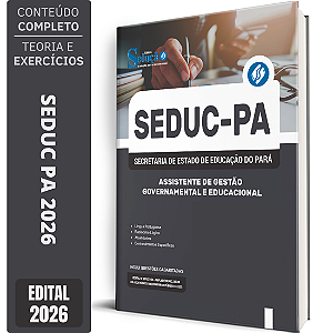 Apostila SEDUC PA 2026 - Assistente de Gestão Governamental e Educacional