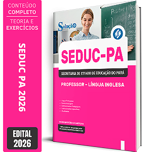 Apostila SEDUC PA 2026 - Professor Língua Inglesa