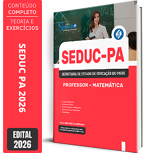 Apostila SEDUC PA 2026 - Professor Matemática