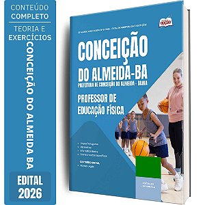 Apostila Prefeitura de Conceição do Almeida BA 2026 - Professor de Educação Física