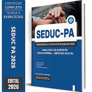 Apostila SEDUC PA 2026 Analista de Suporte Educacional - Serviço Social