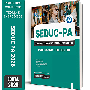 Apostila SEDUC PA 2026 - Professor Filosofia