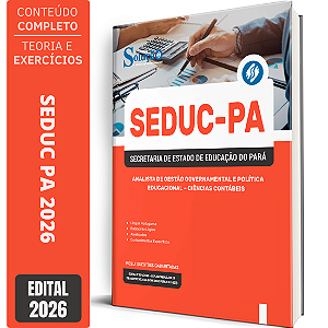 Apostila SEDUC PA 2026 Analista de Gestão Governamental e Política Educacional - Ciências Contábeis