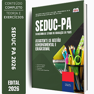 Apostila SEDUC PA 2026 - Assistente de Gestão Governamental e Educacional