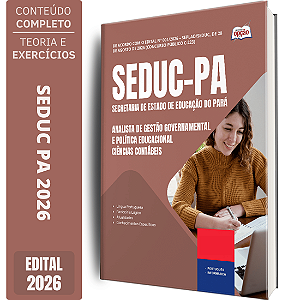 Apostila SEDUC PA 2026 Analista de Gestão Governamental e Política Educacional - Ciências Contábeis
