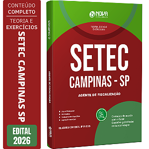Apostila SETEC Campinas SP 2026 - Agente de Fiscalização