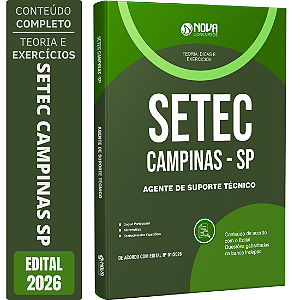 Apostila SETEC Campinas SP 2026 - Agente de Suporte Técnico