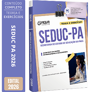 Apostila SEDUC PA 2026 - Assistente de Gestão Governamental e Educacional