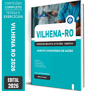 Apostila Prefeitura de Vilhena RO 2026 - Agente Comunitário de Saúde (ACS)