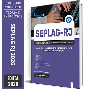 Apostila SEPLAG RJ 2026 Analista de Planejamento e Orçamento (APO) - Tecnologia da Informação