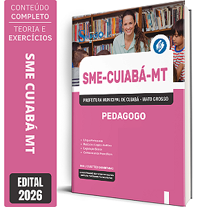 Apostila SME Cuiabá MT 2026 - Professor Pedagogo