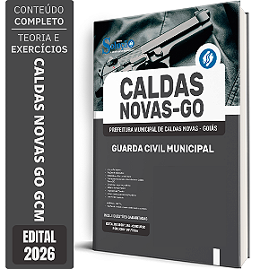 Apostila Prefeitura de Caldas Novas GO 2026 GCM - Guarda Civil Municipal