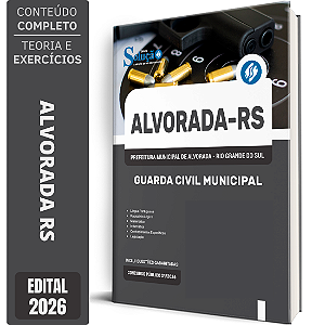 Apostila Prefeitura de Alvorada RS 2026 GCM - Guarda Civil Municipal