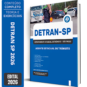 Apostila DETRAN SP 2026 - Agente Estadual de Trânsito