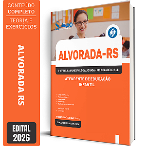 Apostila Prefeitura de Alvorada RS 2026 - Atendente de Educação Infantil