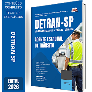 Apostila DETRAN SP 2026 - Agente Estadual de Trânsito