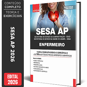 Apostilas SESA AP 2026 - Enfermeiro