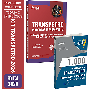 Kit Apostila Transpetro 2026 - Monitoramento Logístico + Livro 1000 Questões - Conhecimentos Gerais