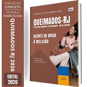 Apostila Prefeitura de Queimados RJ 2026 - Agente de Apoio à Inclusão