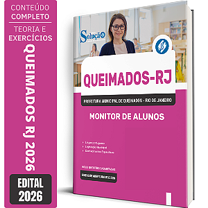 Apostila Prefeitura de Queimados RJ 2026 - Monitor de Alunos