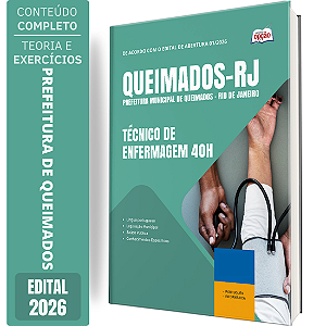 Apostila Prefeitura de Queimados RJ 2026 - Técnico de Enfermagem