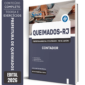 Apostila Prefeitura de Queimados RJ 2026 - Contador