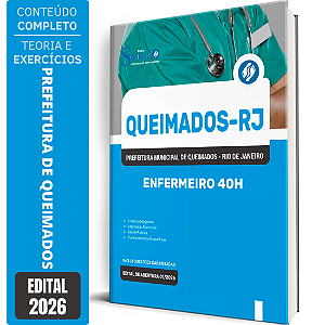 Apostila Prefeitura de Queimados RJ 2026 - Enfermeiro