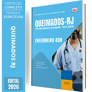 Apostila Prefeitura de Queimados RJ 2026 - Enfermeiro