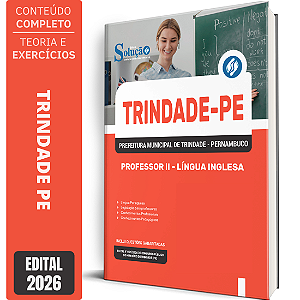 Apostila Prefeitura de Trindade PE 2026 Professor 2 - Língua Inglesa