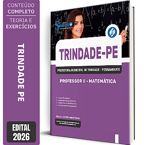 Apostila Prefeitura de Trindade PE 2026 Professor 2 - Matemática