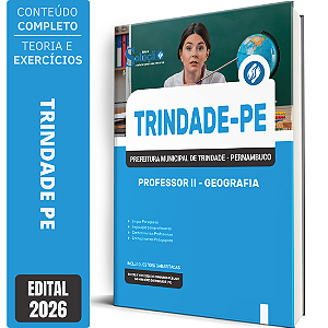 Apostila Prefeitura de Trindade PE 2026 Professor 2 - Geografia