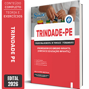 Apostila Prefeitura de Trindade PE 2026 - Professor do Ensino Infantil (Creche e Educação Infantil)