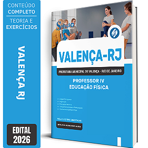 Apostila Prefeitura de Valença RJ 2026 Professor 4 - Educação Física