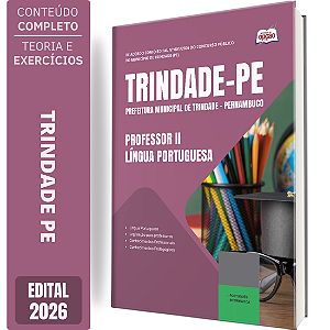 Apostila Prefeitura de Trindade PE 2026 Professor 2 - Língua Portuguesa