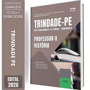Apostila Prefeitura de Trindade PE 2026 Professor 2 - História