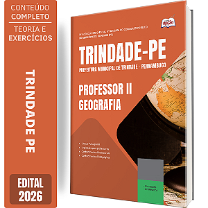 Apostila Prefeitura de Trindade PE 2026 Professor 2 - Geografia