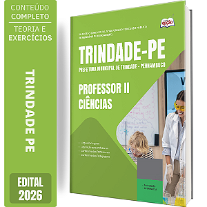 Apostila Prefeitura de Trindade PE 2026 Professor 2 - Ciências