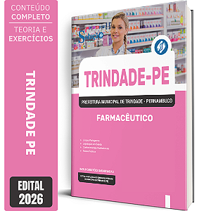 Apostila Prefeitura de Trindade PE 2026 - Farmacêutico