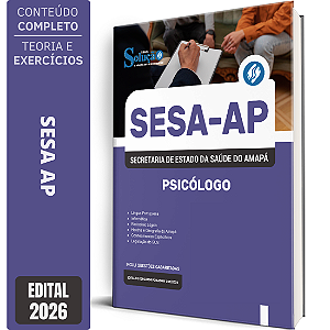 Apostila SESA AP 2026 - Psicólogo